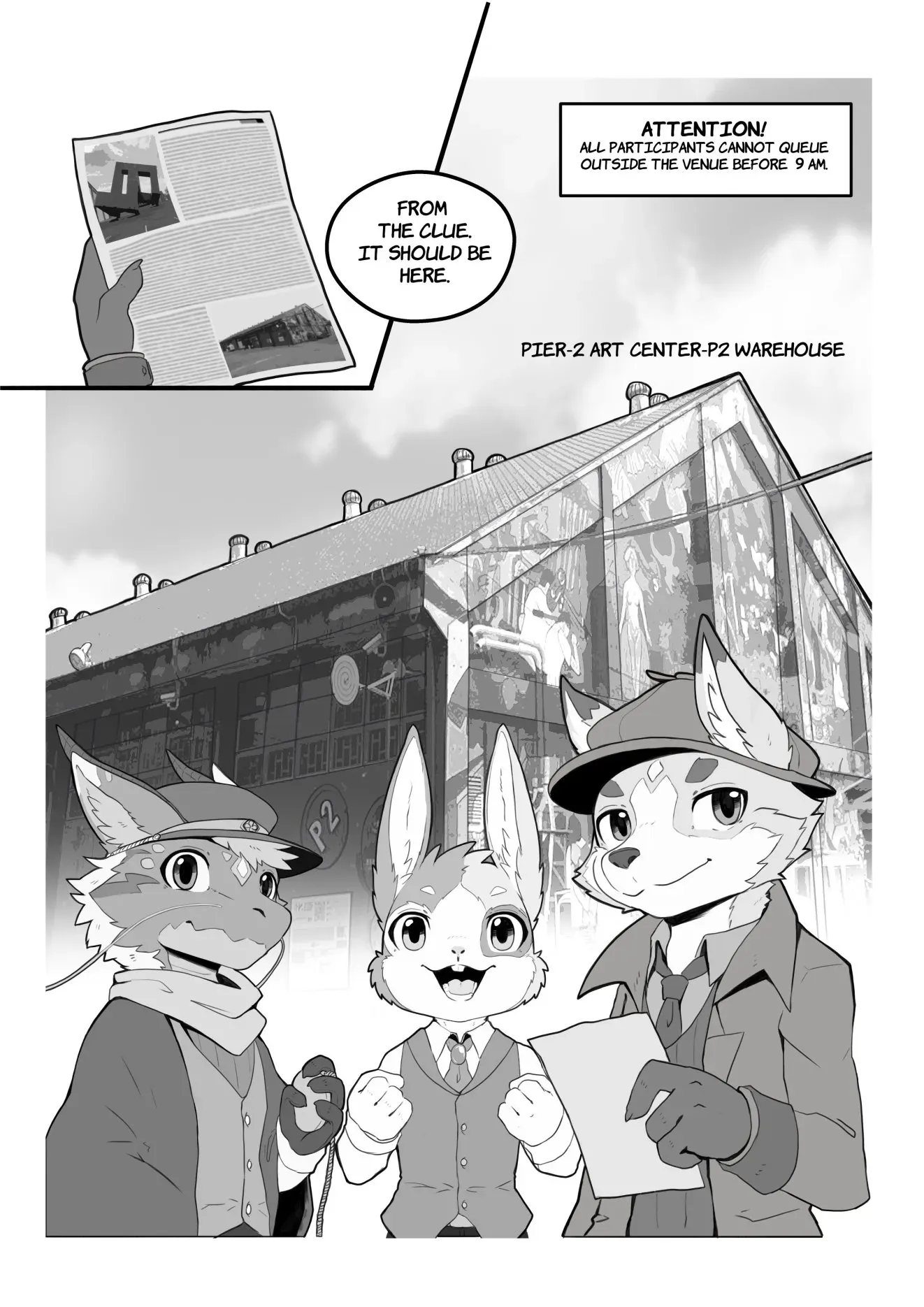Detectives' Feast Page 1